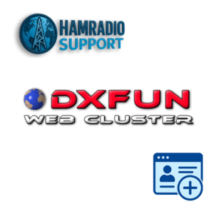 dxfun cluster page creation for ham radio operators