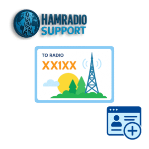 personalized eqsl card design for ham radio