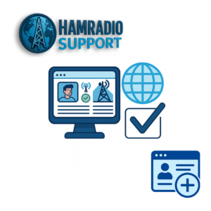 ham radio website creation for personal amateur radio operators